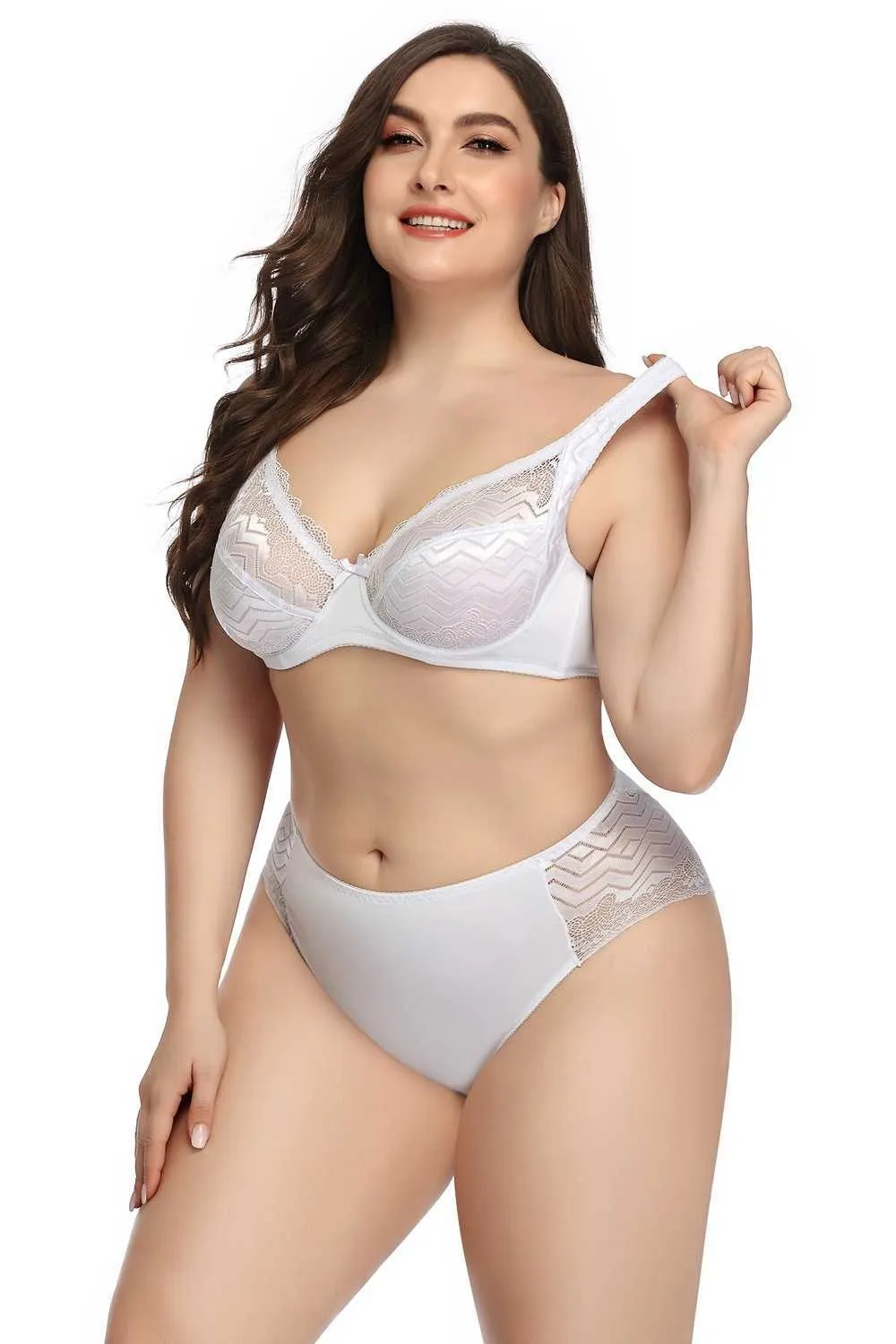 Womens Lace Bra And Panty Set, Plus Size Sexy Lingerie Set, Push Up Ultra  Thin Underwear Set Q0705 From Sihuai03, $18.08
