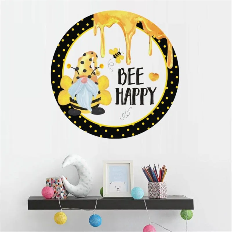 Wall Stickers Bee Festival Faceless Doll Sticker Dwarf Bedroom Living Room Decoration Self-adhesive Paper