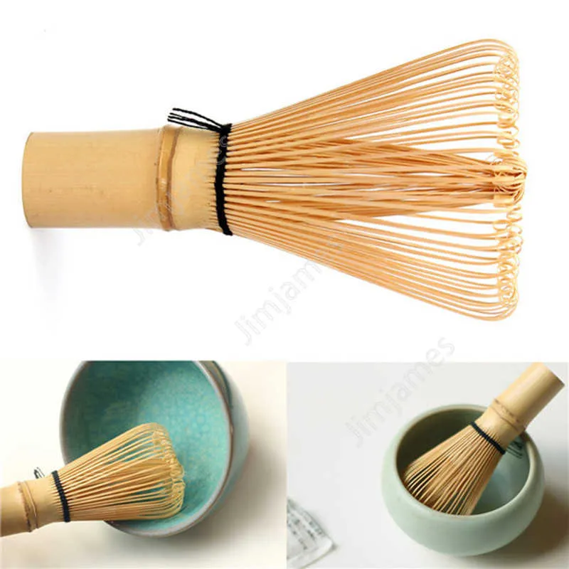 Matcha grönt te pulver whisk matcha bambu visp bambu chasen användbar pensel verktyg kök tillbehör powder daj40