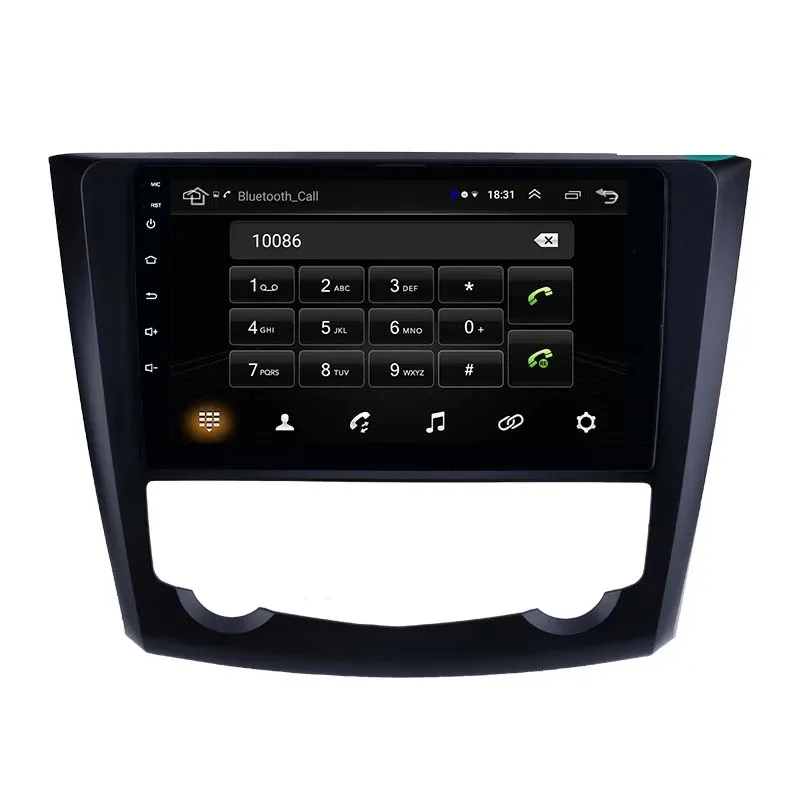 Android 9 "2Din Car DVD Radio Multimedia Player para 2016-2017 Renault Kadjar GPS WiFi HD Touchscreen Head Unit Estéreo