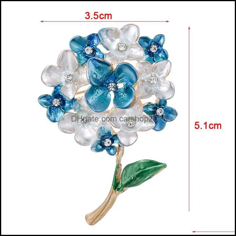 Pins, Brooches Lilac Flower Women Weddings Party Brooch Pins Gifts Purple Red Blue
