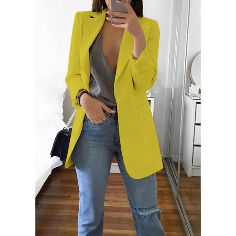 Women's Suits & Blazers Business Suit Abrigo Mujer Blazer Femenino Female Outwear Slim Coats Office Ladies Work Jackets Spring Autumn