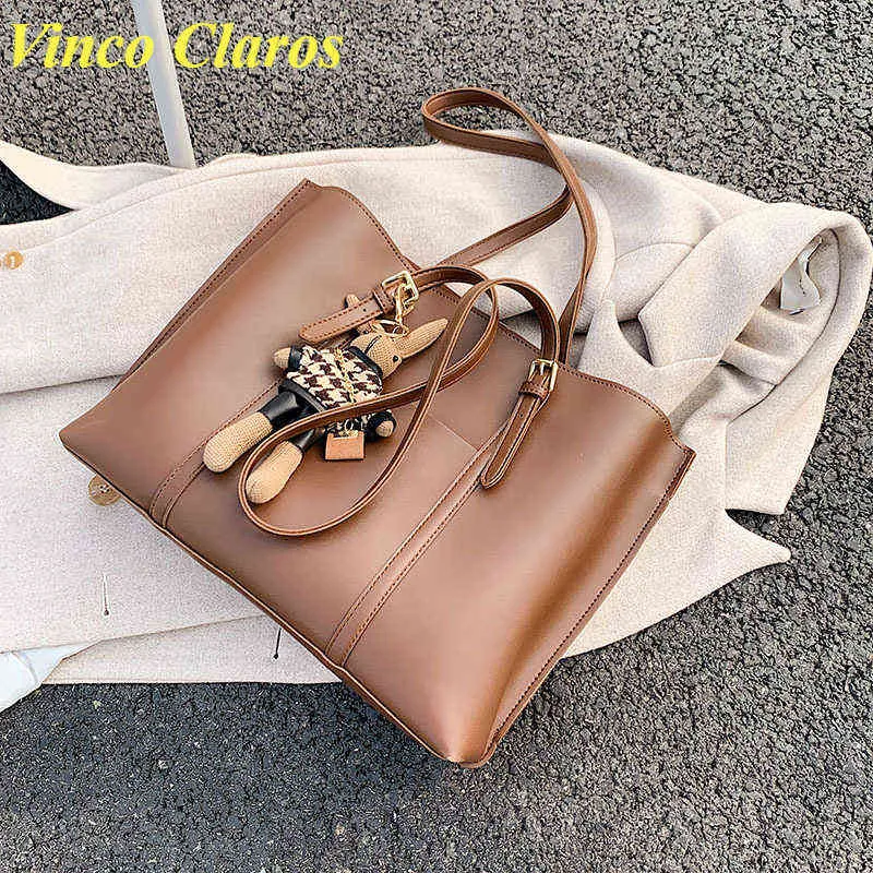 Shopping Bags Luxury Brand Handbags for Woman PU Leather Shoulder Bag Large Tote Designer Big Purse Sac A Main Classic Satchel Bolsas De Mujer220307