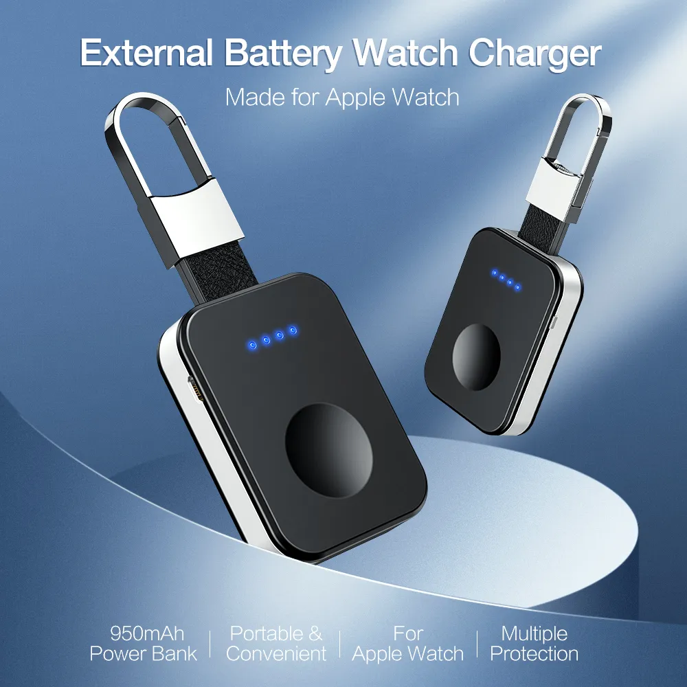 Portable 950mAh External Amazon Battery Tender For Apple Watch 2 3 4 5 6 Qi Wireless Charging Power Bank From Iantech 8.42 DHgate.Com