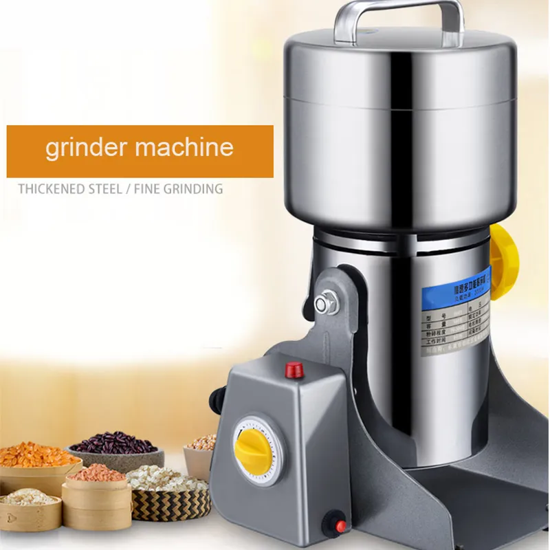 220V 800G Household Commercial Electric Grains Spices Dry Food Grinder Machine Coffee pepper Grinding Machine