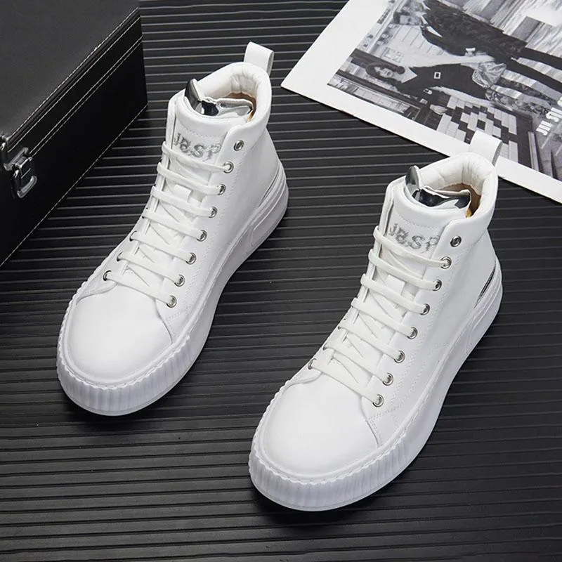 Scarpe alte uomo bianche cheap