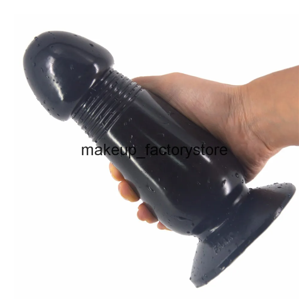 Masaj 19.5 * 7 cm Yapay Anal Dildo Seks Oyuncakları Erkekler Kadınlar Için Eşcinsel Anal Fiş Kadın Mastürbasyon Yetişkin Anüs Genişletici Stimülatörü Erotik Oyuncak