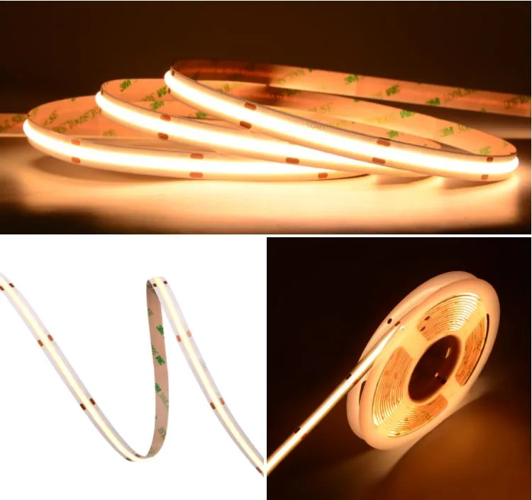 RGBW COB LED Strip 24V 840leds/m Hoge dichtheid Zacht flexibel RGB -tape Licht voor binnendecoratieverlichting