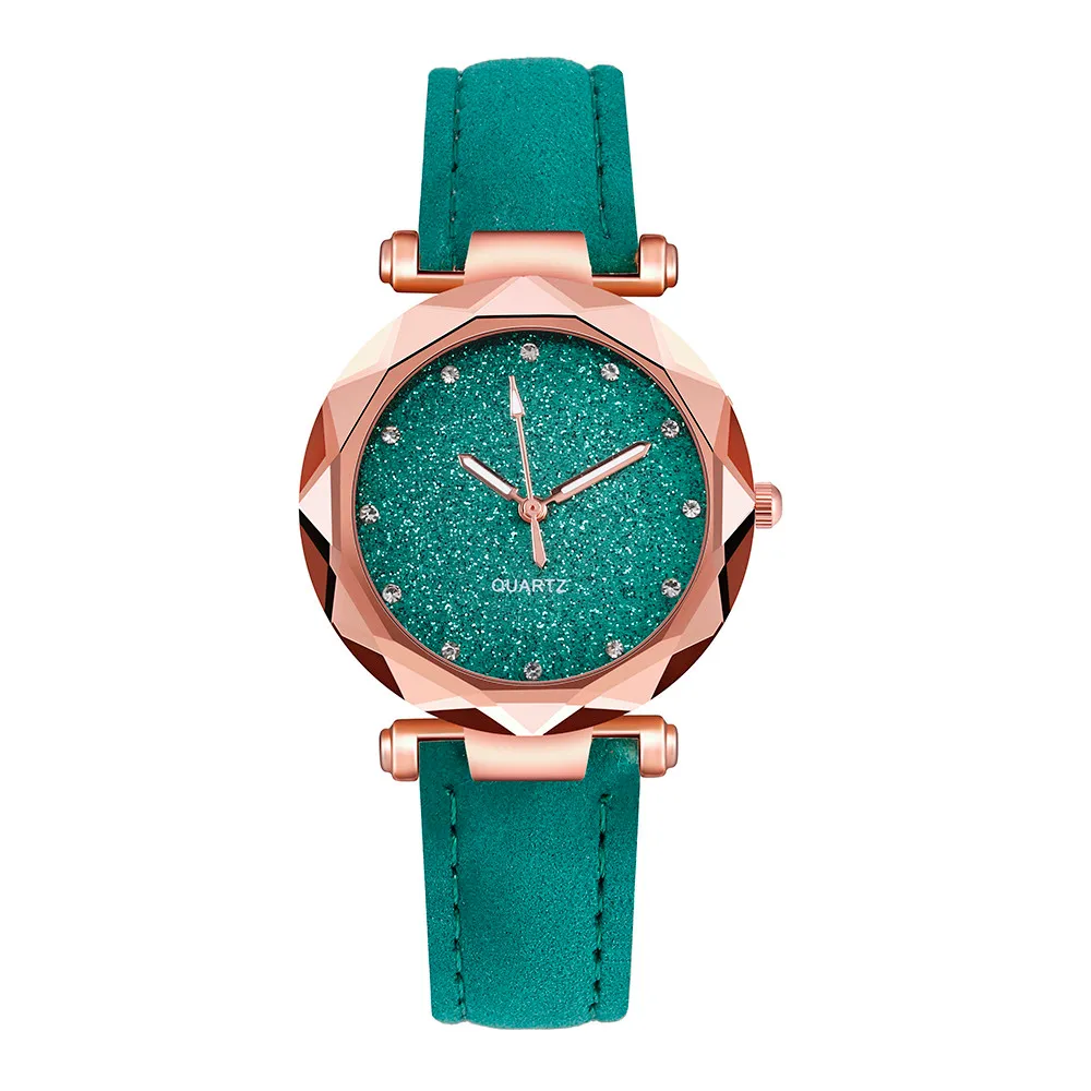 Lady watch fashion leather montre de luxe female women Wristwatches