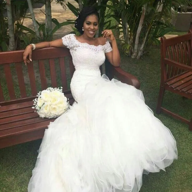 Short train wedding best sale dress