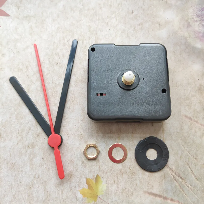 Hot 50 sätter plastpilar med tysta kvarts klockrörelser Mekanism Clockwork Repair DIY Tool Kits