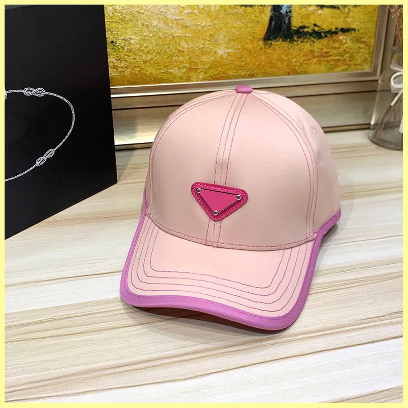 2021 Femmes Baseball Chapeaux Mode Été Triangle Casquettes Unisexe Designers Chapeau Hommes Ajusté Fedora Chapeau Hommes Casquette Bonnet Bonnets 21080305R