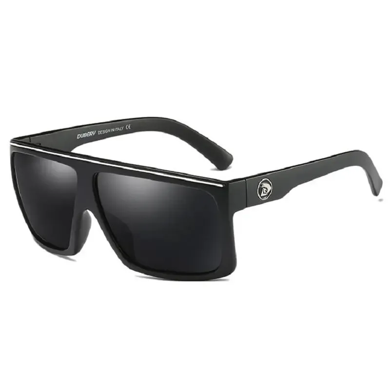 DUBERY D818 Lunettes Polarisées Anti-UV Vélo Vélo Vélo Sport En Plein Air Lunettes De Soleil avec Boîte À Fermeture Éclair