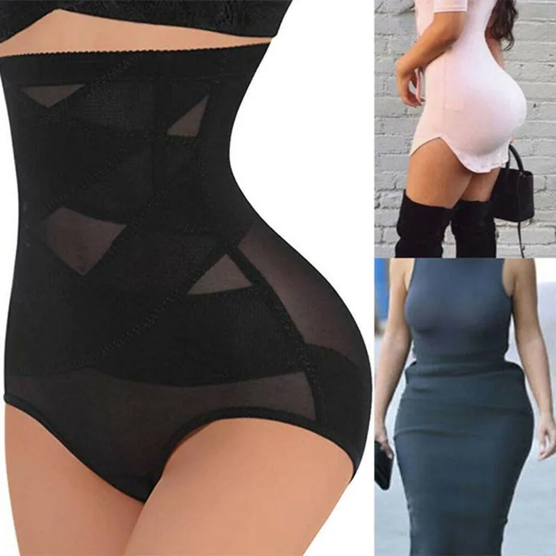 Sposowerski damskie Shapewear dla kobiet Waist Trener Tummy Control Bulifter Majtki Hi-Waist Krótki żołądek Body Shaper Cincher Has