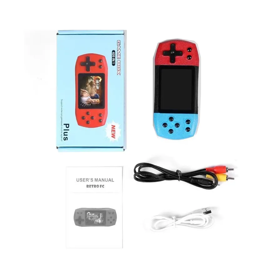 G620 Kids Gameing F1 Handheld Red Blue Bit Classic Retro Game
