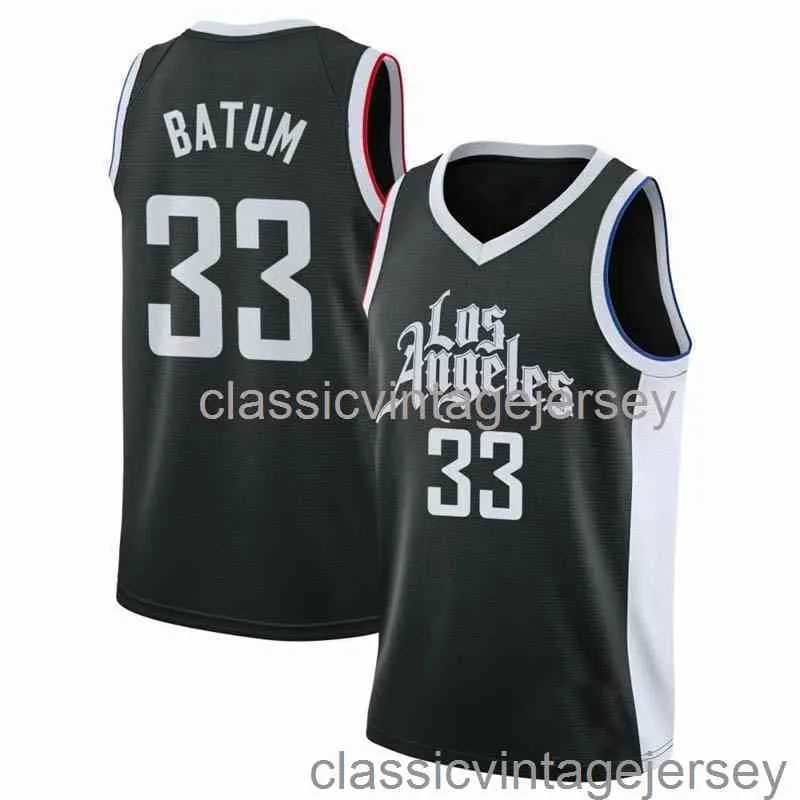 Nicolas Batum #33 75th Anniversary Swingman Jersey Stitched Mens Women Youth XS-6XL Basketball Jerseys