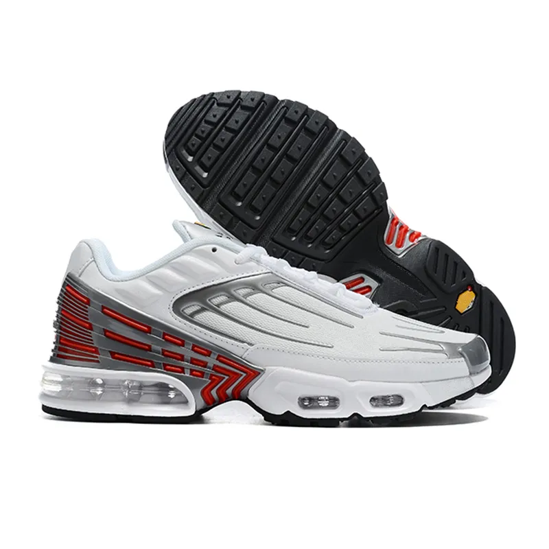 Men's running shoes nike air max tn white deals multi color