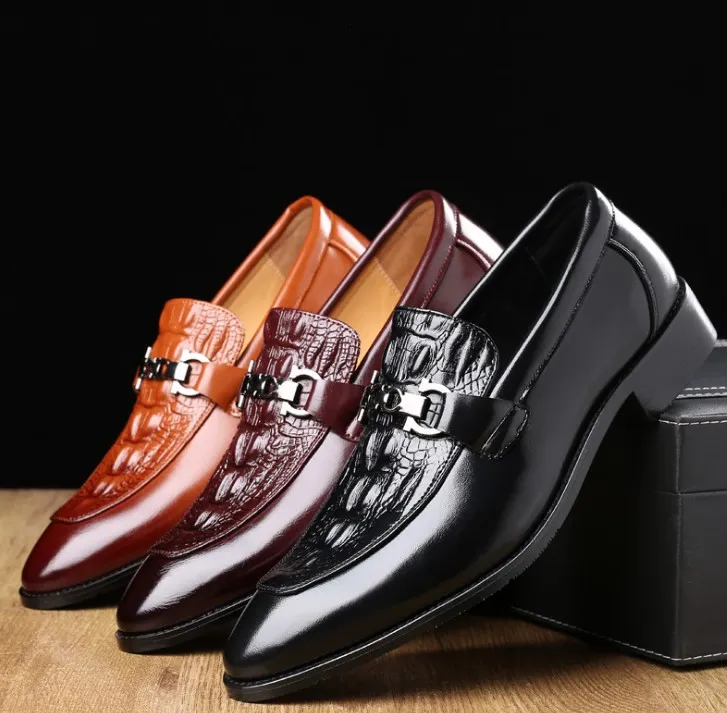 ビッグサイズ37-48クラシックスタイルの男性オックスフォードデザイナーシューズブローガーレザーブラックブラウンレースアップフォーマルウェディングオフィス贅沢なドレス靴