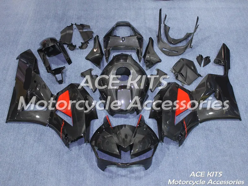 Kits de carenagem de motocicleta de fibra de carbono de transferência de água 100% apto para Honda CBR600RR F5 2013 2014 2015 2016 Garantia de qualidade Qualquer cor NO.1336