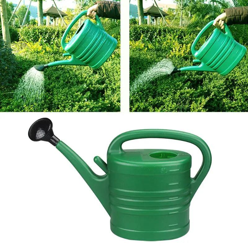 Equipamentos de rega 5L pp punho pode lente boca leve fácil limpo com bico removível grandes ferramentas de jardinagem ferramentas de jardinagem planta sprinkler