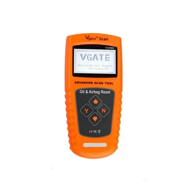 Vgate VS900 خدمة النفط والمركبات وسادة هوائية إعادة تعيين أداة vgate أدوات الماسح الضوئي إعادة تعيين ضوء التفتيش النفط إعادة تعيين