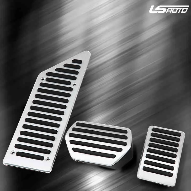 LS Auto Covers voor 508 / C5 AT / MT ElySee Aluminium Styling Auto Pedal Pads