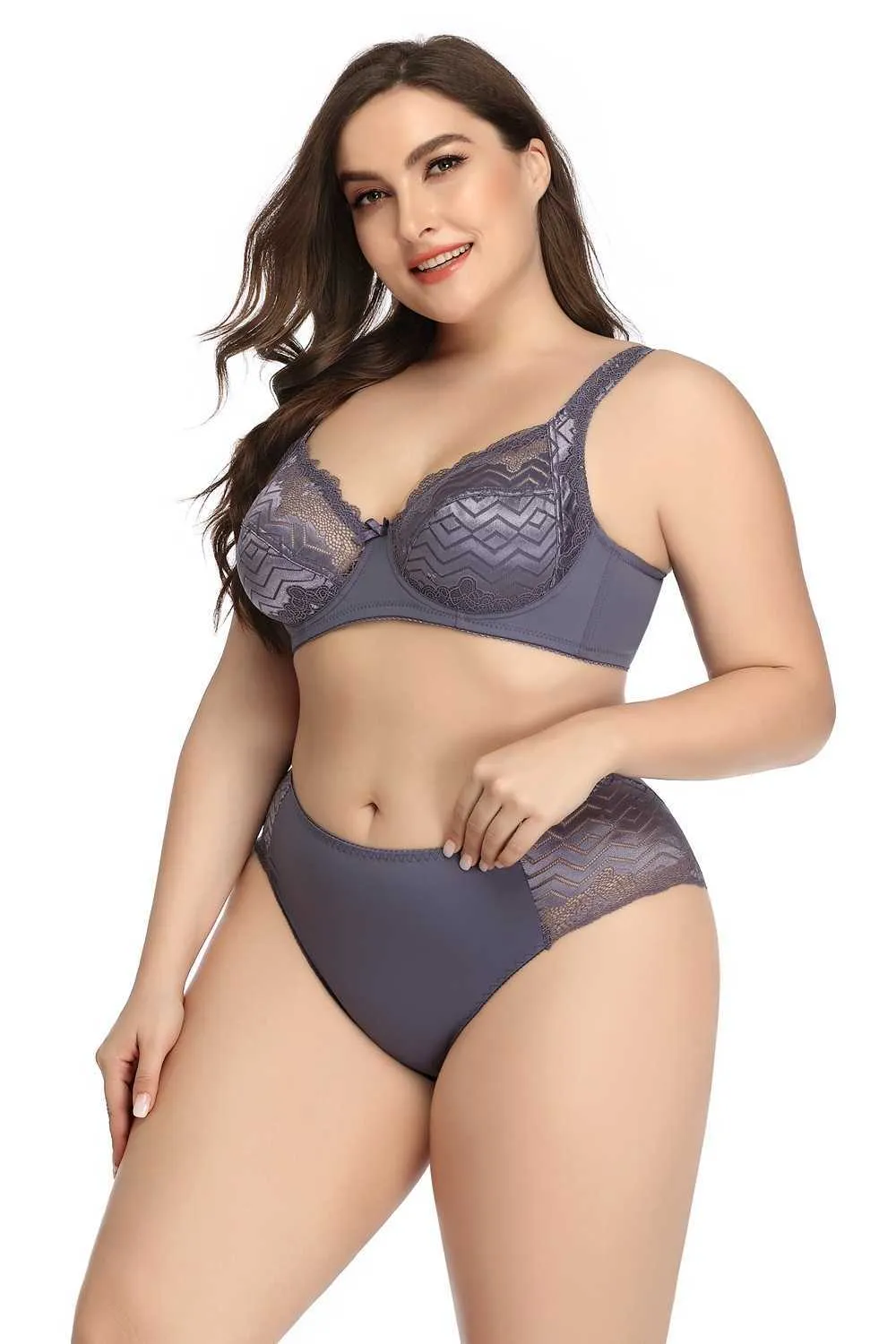Matching Bra and Panty Sets for Women Plus Size Lingerie Set for