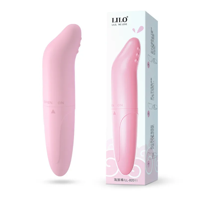 Lilo Lipstick Vibrator Sex Toy Vuxen Spel Kvinnor G Spot Mini Vibratorer Lip Stick Sakura med Retail Box 080203