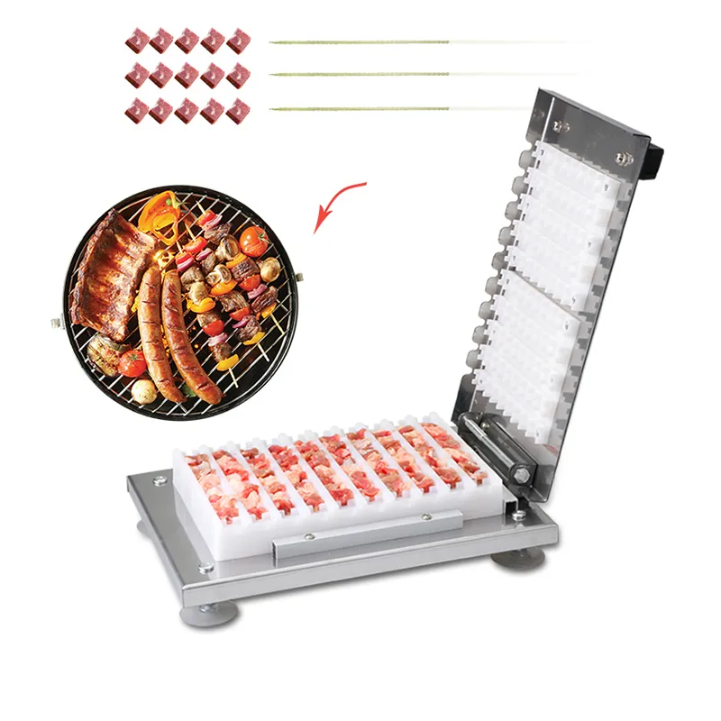 Manual Kebab Maker - Reusable Meat Skewer Machine for BBQ, Lamb ...
