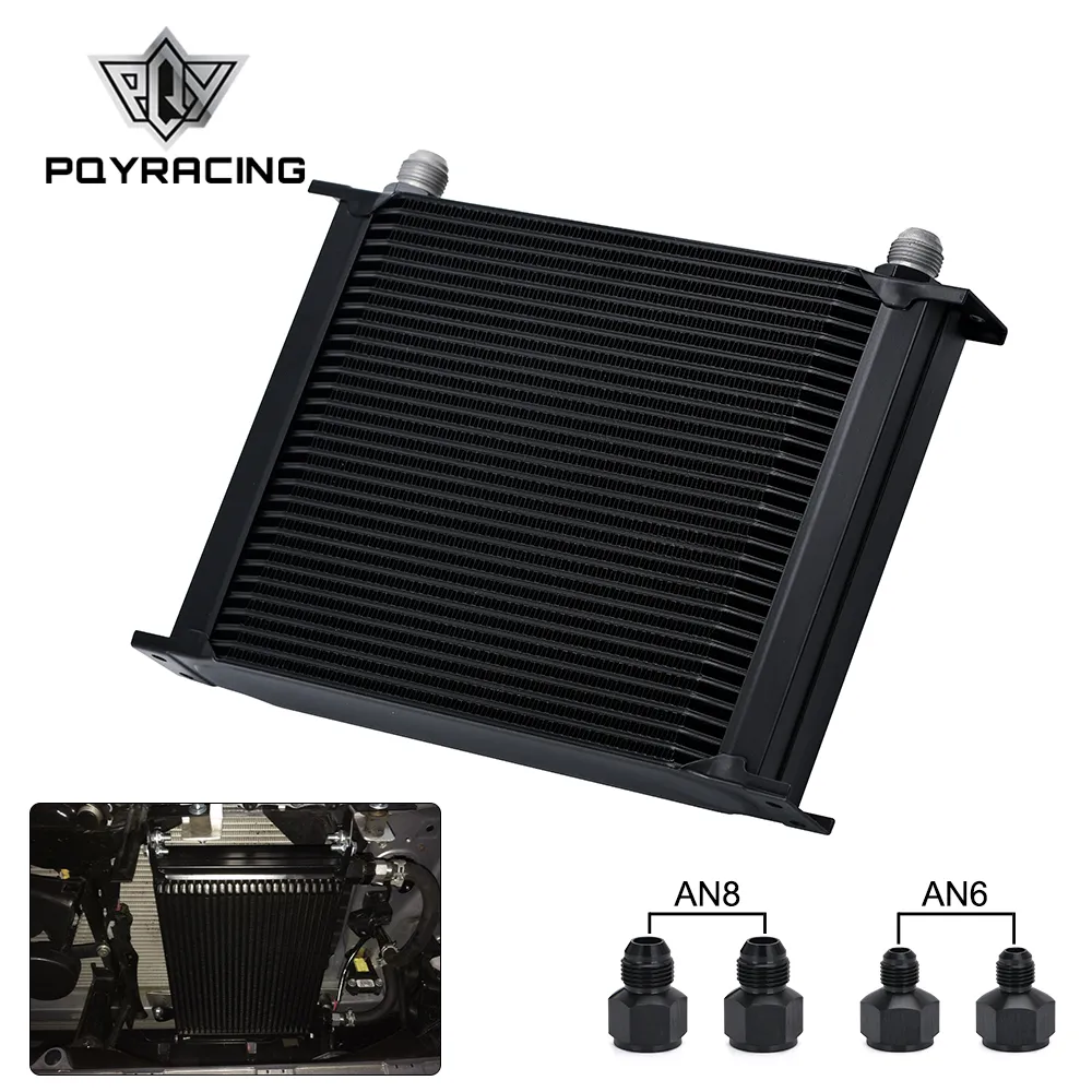 PQY - 30 Rows Oil Cooler Universal Engine Transmission Oil Cooler Kit AN10 10 AN PQY7030