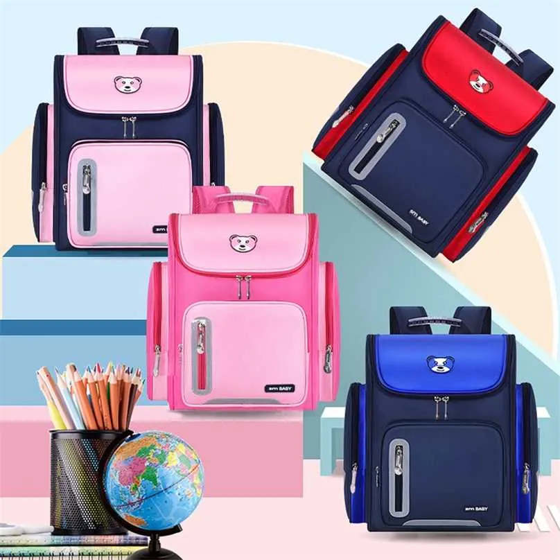 Wasserdichter Studentenrucksack Kinder Schultaschen für Jungen Mädchen Rucksäcke Kindertasche Kinder Schulranzen Rucksack Mochila esc 211021