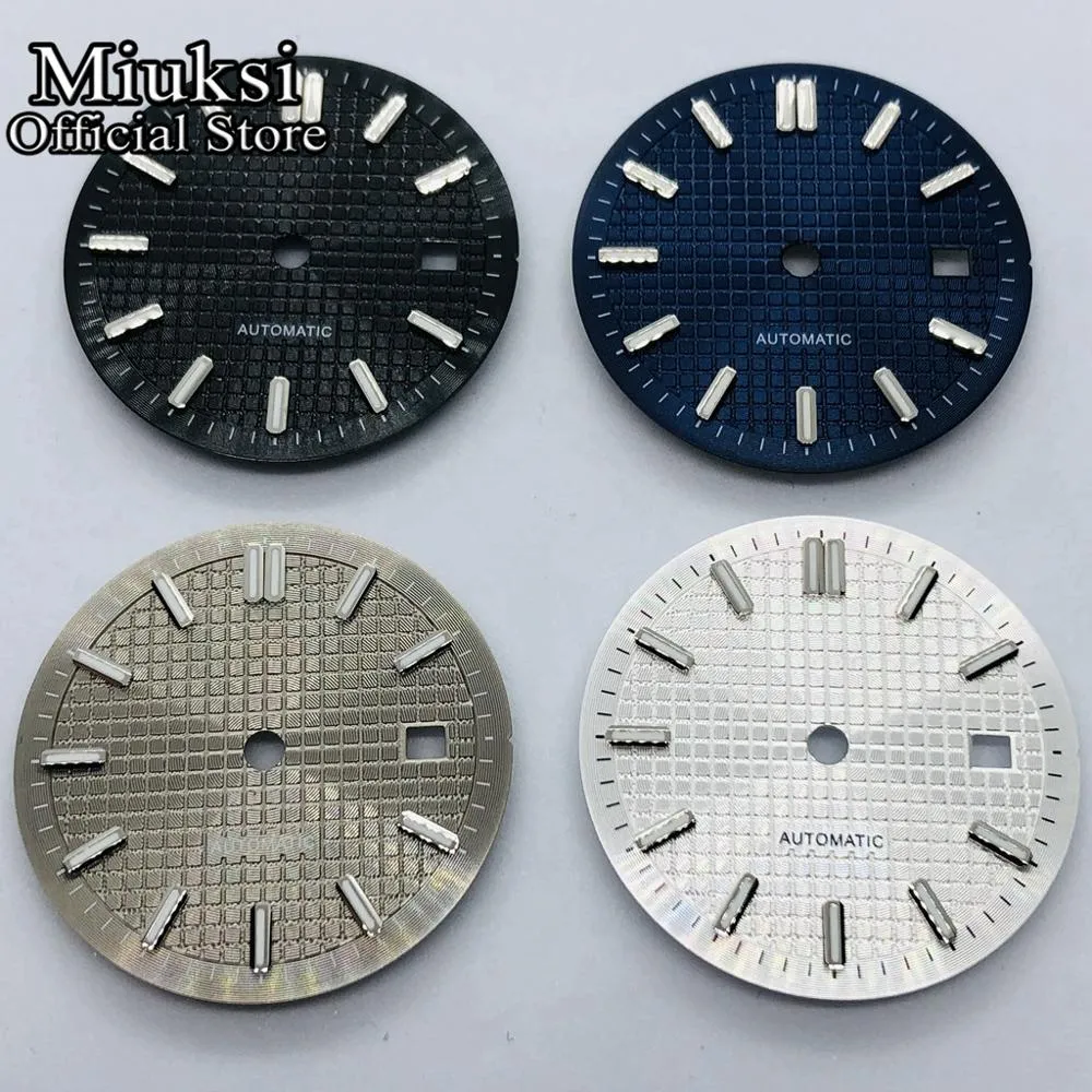 31mm watch dial luminous dial fit ETA 2836 2824 Mingzhu DG 2813 3804 Miyota 8205 8215 821A movement