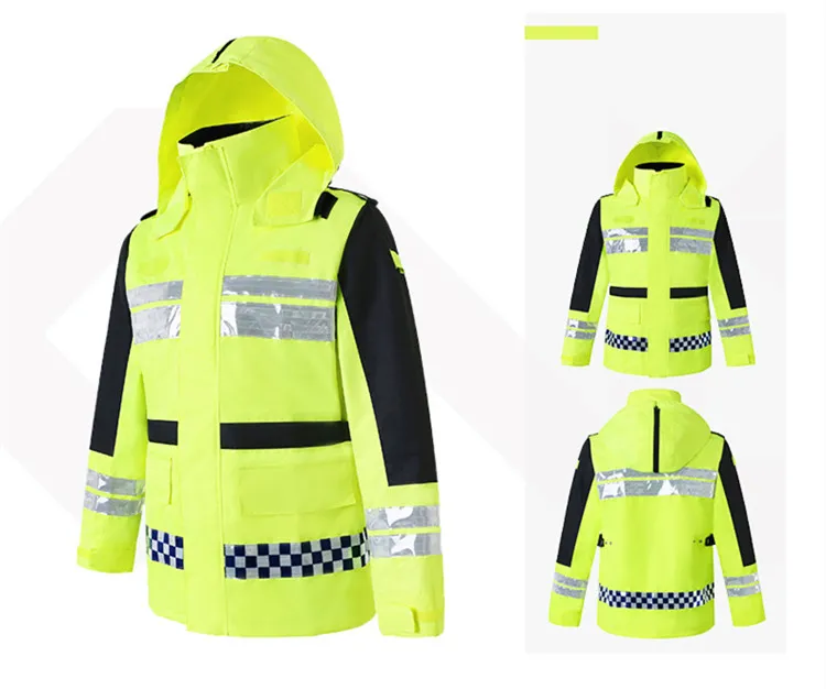 Wholesale Reflective Coat Personal Protective Equipment Rain Jacket
