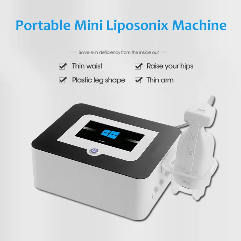 Ücretsiz Gönderi Liposonix HIFU Yüksek Yoğunluklu Odaklı Ultrason HIFU Zayıflama Makinesi Cilt Sıkma Vücut Şekillendirme Makinesi