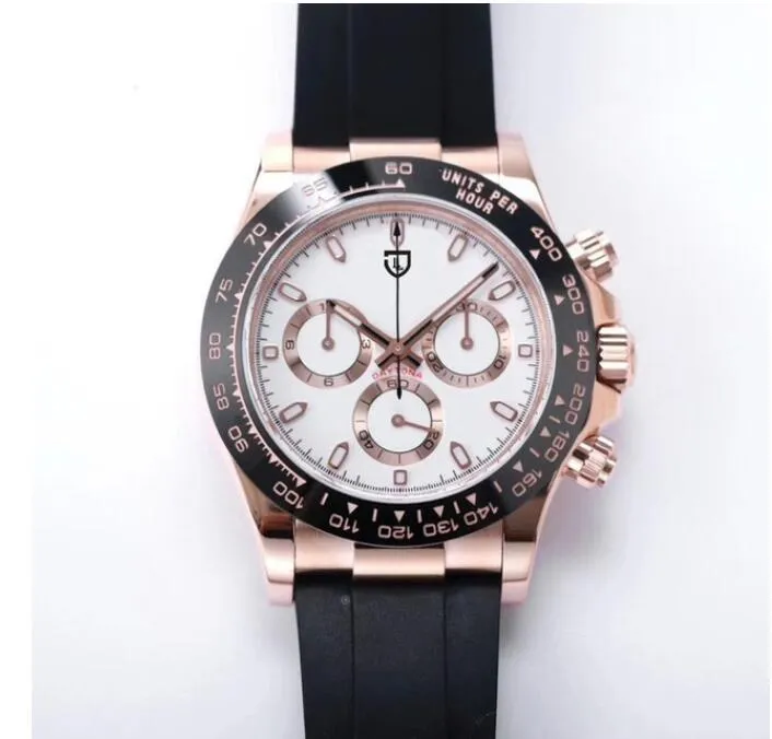 Znajdź podobne zegarki dla mężczyzn Chronograph Automatic Cal.4130 Oglądaj mężczyzn Matka Pearl Meteoryte 116518 Stal Sport JH ETA