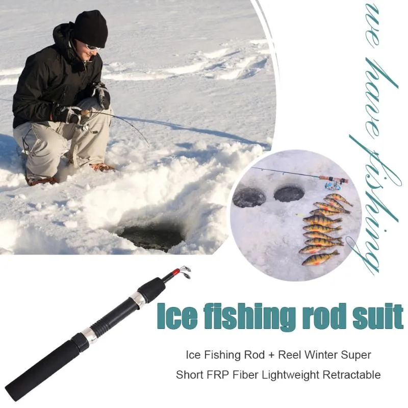 Ice Fishing Rod Reel Winter Ultra Short Fiber Lightweight Retractable Pole  For Freshwater Saltwater Fishing Tackle From Liezhangqz, $17.59