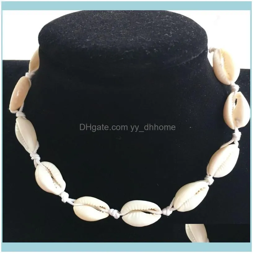 Hawaiian Style Personality Casual Accessories Handmade Shell Short Clavicle European And American Necklace Women 2021 Chokers