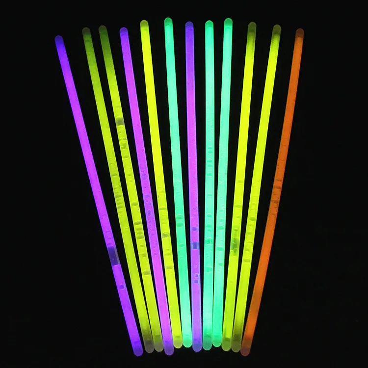 Multi Color Party Dekoration Glow Stick Armband Halsketten Neon Blinklicht Sticks Neuheit Spielzeug Konzert Flash DH8760