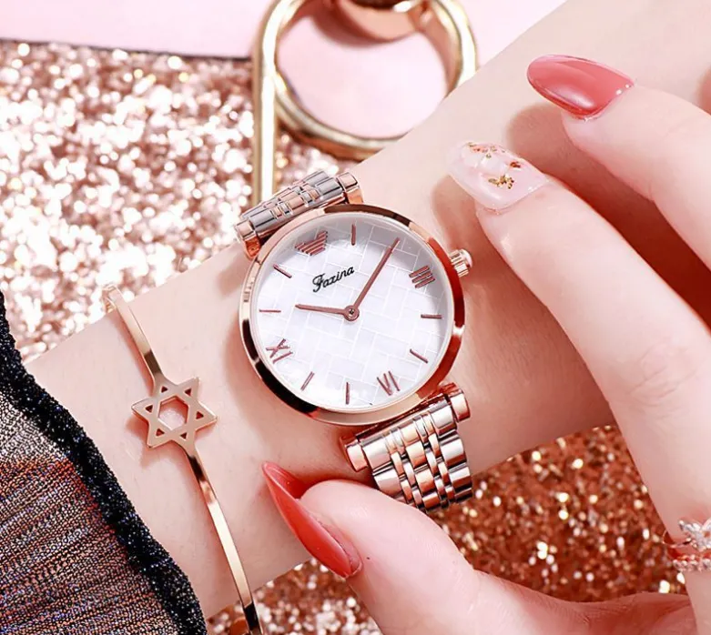 Faxina Marca Pure Love Color Simple Bling Relojes Para Mujer Reloj