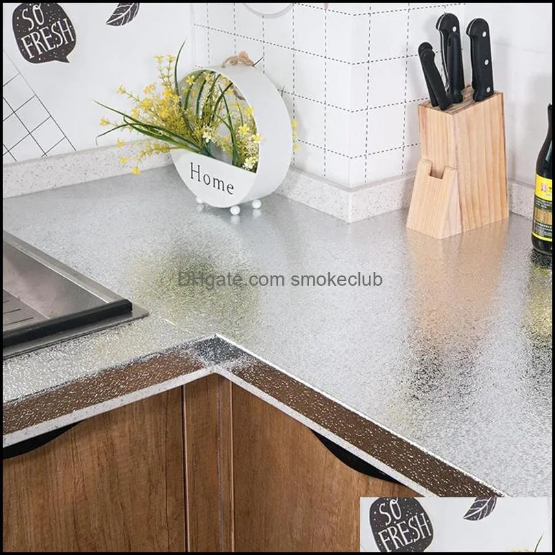 kitchen Wallpaper stickers self-adhesive PVC Sticker Waterproof Oilproof dapur home decor wall paper sticker DIY stickerV2