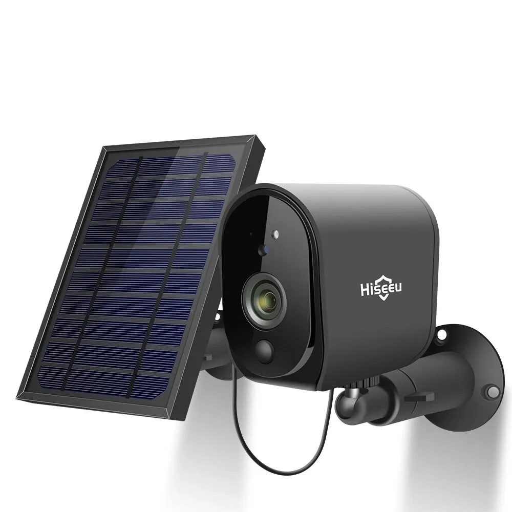 LEEEU 1080P Solar Panel Oplaadbare Batterij Draadloze IP-camera Waterdichte CCTV Security Camera WiFi Two-Way Audio PIR DECTECT