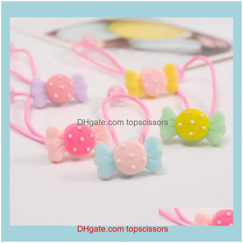 Han edition children hair little candy children L302 hair rope rope clip hairpin girls baby accessories