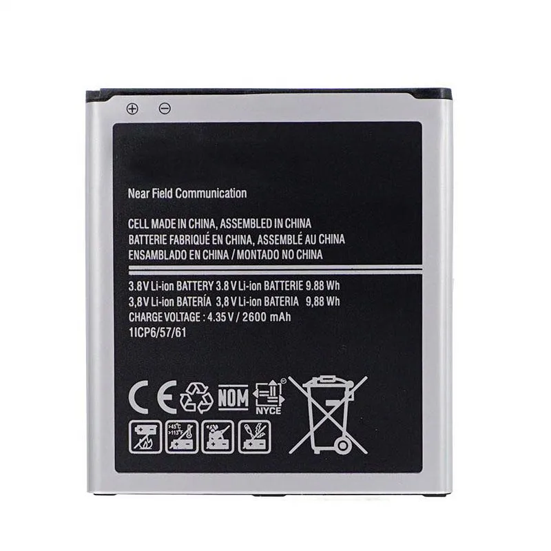 Batterie per telefoni cellulari da 2600 mAh per Samsung Galaxy J2 J3 j2Pro Pro J2Core Core J250 J260 J337