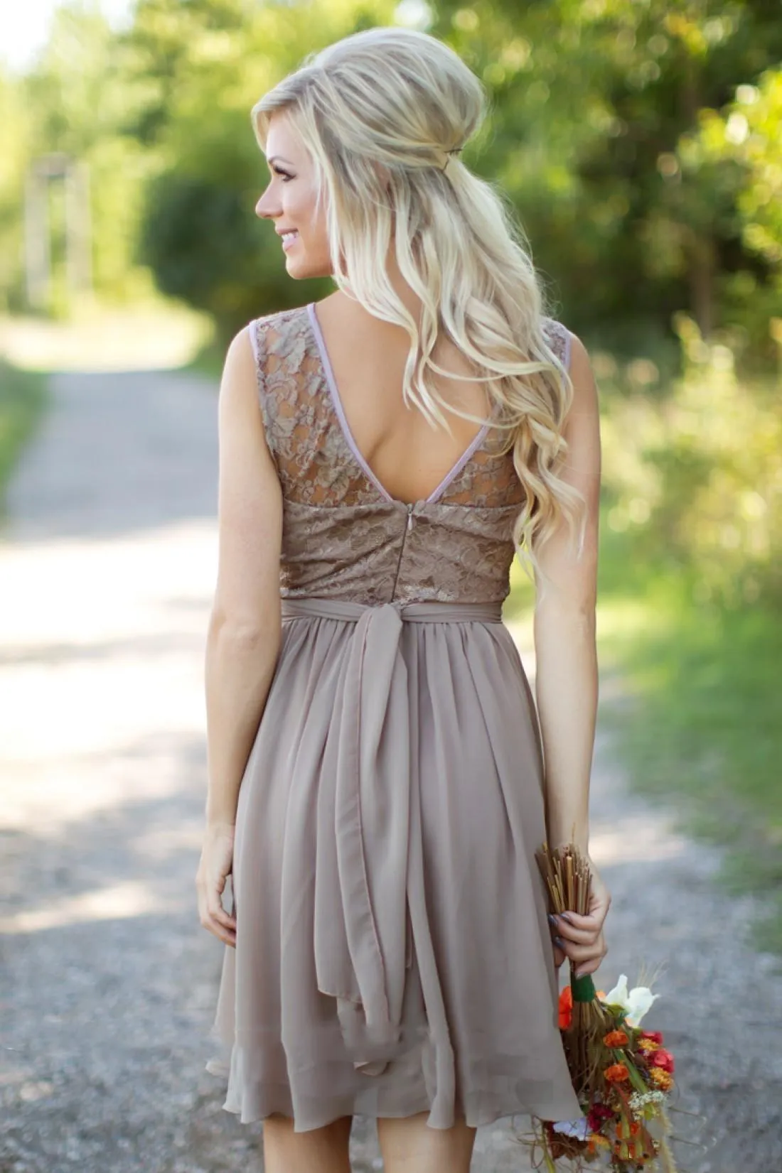 Vestidos cortos dama top de honor