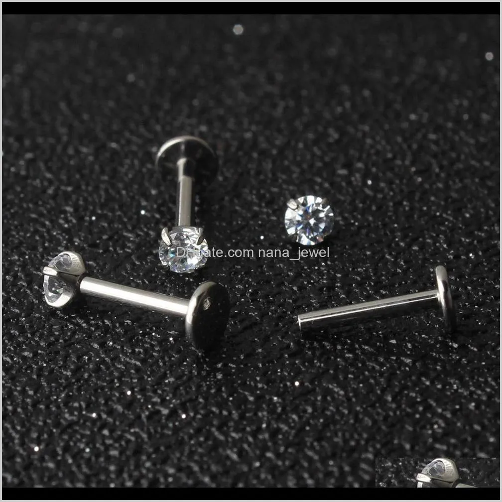 surgical stainless steel eyebrow nose lip captive bead ring tongue piercing tragus cartilage earring body jewelry