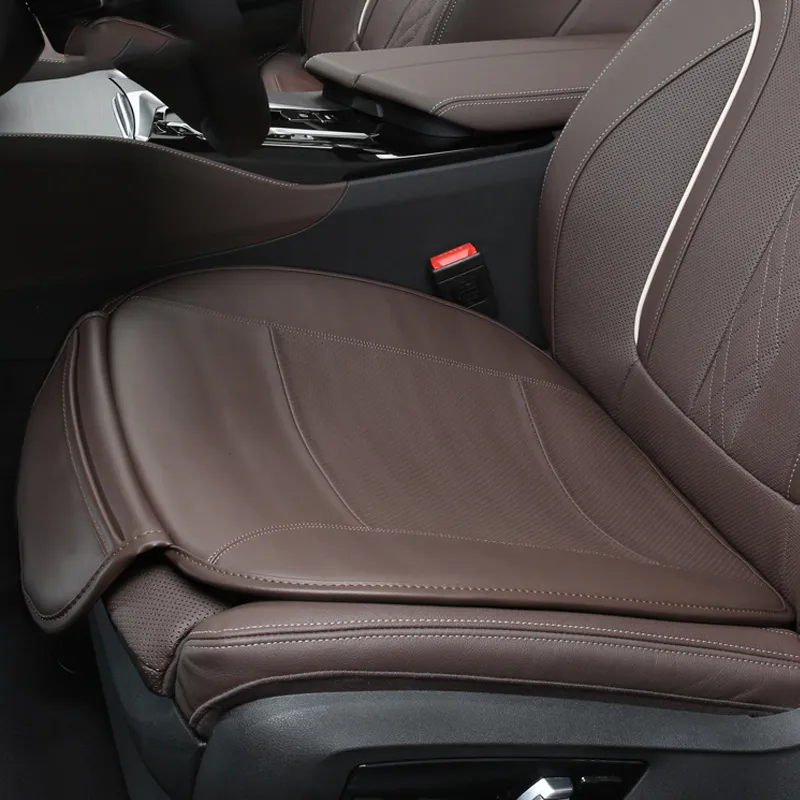 Housses de coussin de siège en cuir de luxe NAPPA pour BMW3 5 7 série X1/X3/X5 étanche Auto intérieur produits décoration antidérapant Pad