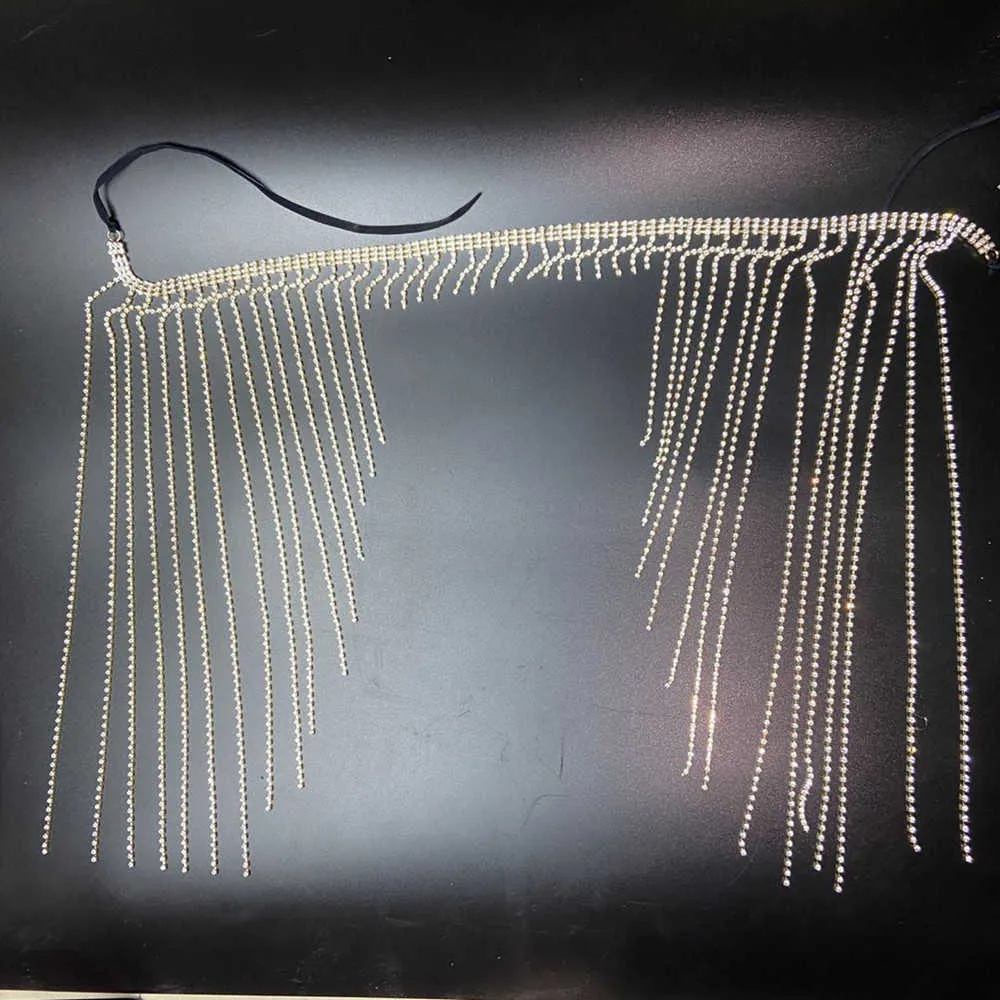 Luxury Rhinestone Forehead Head Chain For Women Bling  display picture 1
