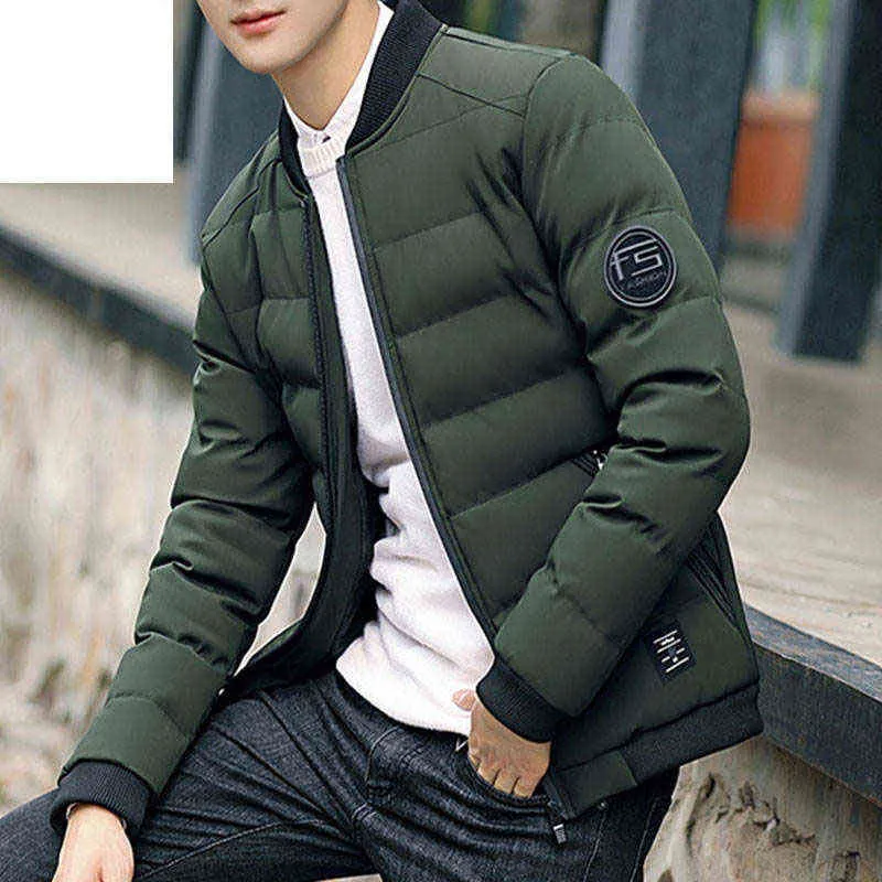 High Quality Monitor Down Coat Mens Jacket With White Duck Design