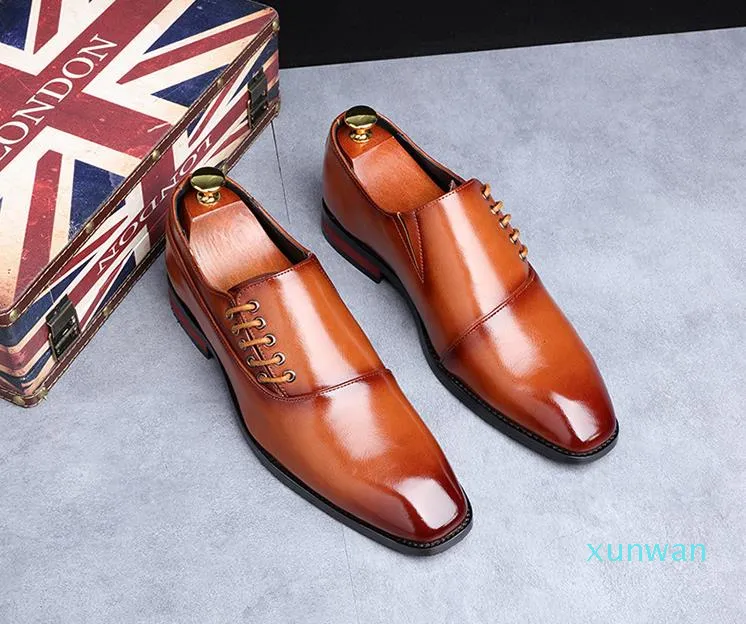 Black and yellow mens dress shoes hot sale