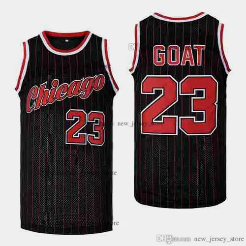 Film #23 GOAT CHICAGO BASKETBALL JERSEY Custom DIY Design Stitched College Basketbal Jerseys